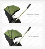 EU in Stock 4In1 Baby Stroller, Multifunctional Stroller Foldable with Car Seat Baby Car Carriage Portable Baby Stroller 3in1