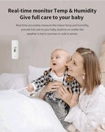 Tuya WiFi Zigbee Temperature Humidity Sensor Smart Home Indoor Hygrometer APP Monitoring Work with Google Home SmartLife Alexa