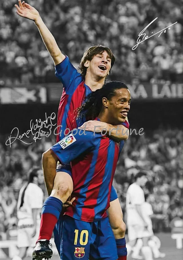 Popular Football Player Soccer Sports Star Posters and Prints Canvas Printing Wall Art Picture for Living Room Home Decor Gifts