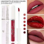 Liquid Lipstick Durable Waterproof Non Smudging Lip Glaze Lip Gloss Matte Lipstick Non Peeling Ladies' Makeup