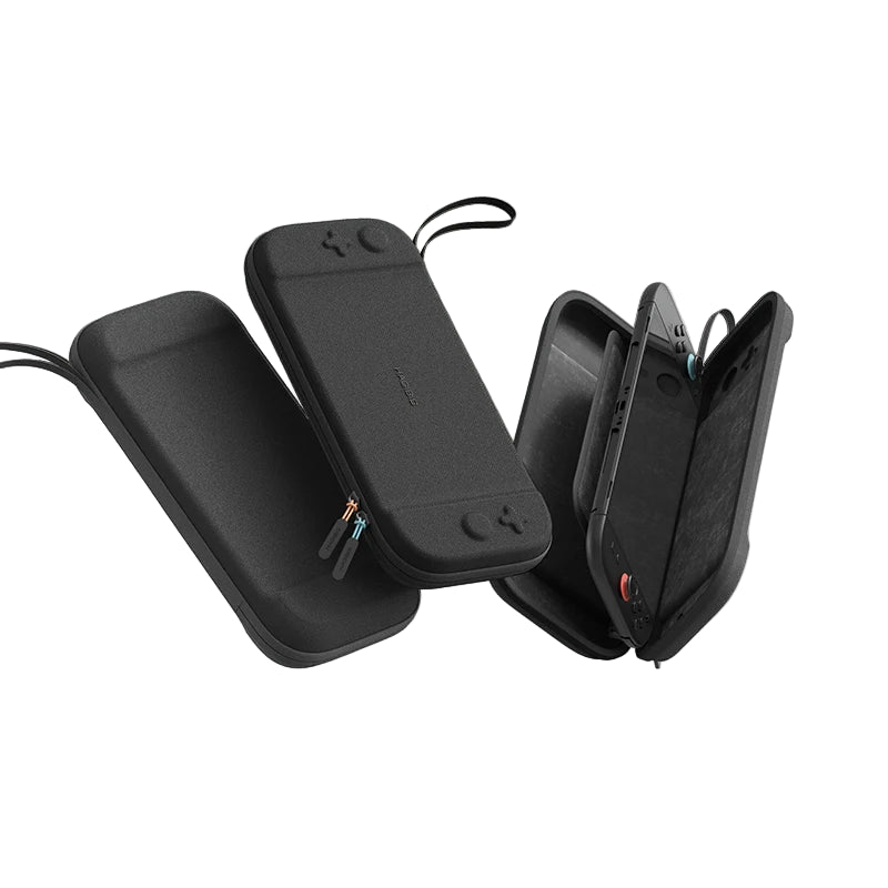 Hagibis Portable Carrying Case for Switch 2 Traveling Bag Hard Shell NS Accessories Protective Cover with 10 Games Cartridges