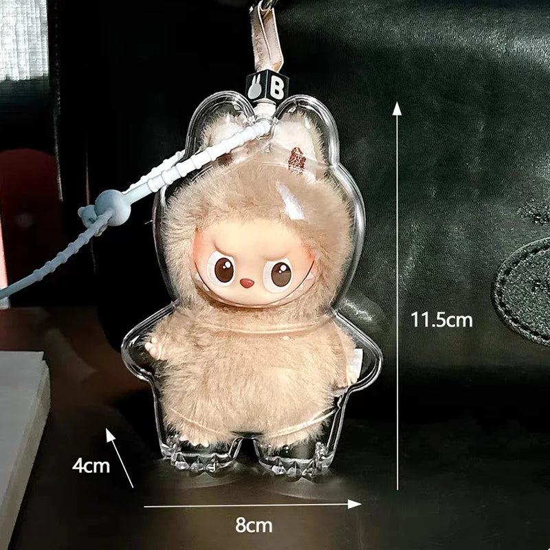 Fack Protective Cover Scratch Resistant Face Mask For Labubu V4 The Monsters Pin for Love Series Doll Clothes Outfit Accessories