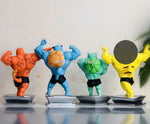 Pokemon Toys GYM Figurines Cartoon Fitness Muscle Man Action Figure Charmander Bulbasuar Squirtle Gengar Fit Model Anime Toys