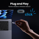 UGREEN USB Ethernet Adapter 2.5G 2500Mbps USB3.0 Network Card for Laptop PC NAS Server Windows Mac OS USB-A/C Internet Adapter