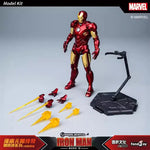 Fondjoy Marvel Iron Man MK1 Assemble Toy ABS Material First Generation Iron Man 1/12 Action Figures Toy Birthday Gifts for Boys