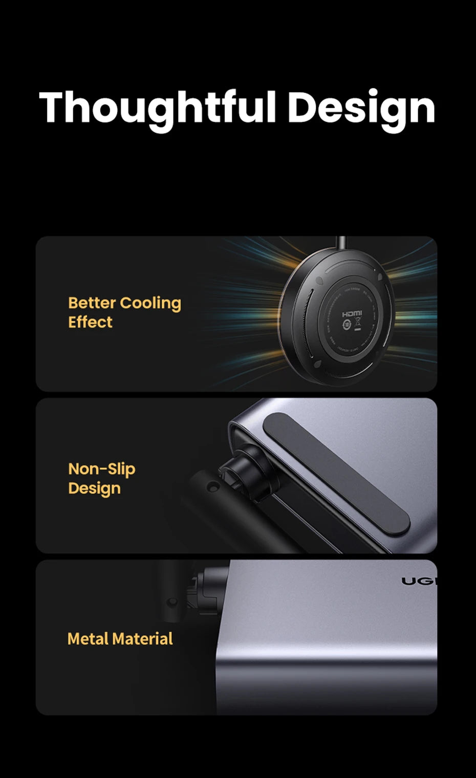 【NEW-IN】UGREEN Wireless HDMI Extender Video Transmitter & Receiver Kit 5G 50M Transmits Display Dongle for TV PC PS5/4 Monitor