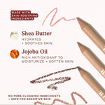 6pcs Face Secret Lip Liner Pencil Set,Ultra-Fine,Smooth Long Lasting Waterproof Matte Velvet,Brown Mixed Color