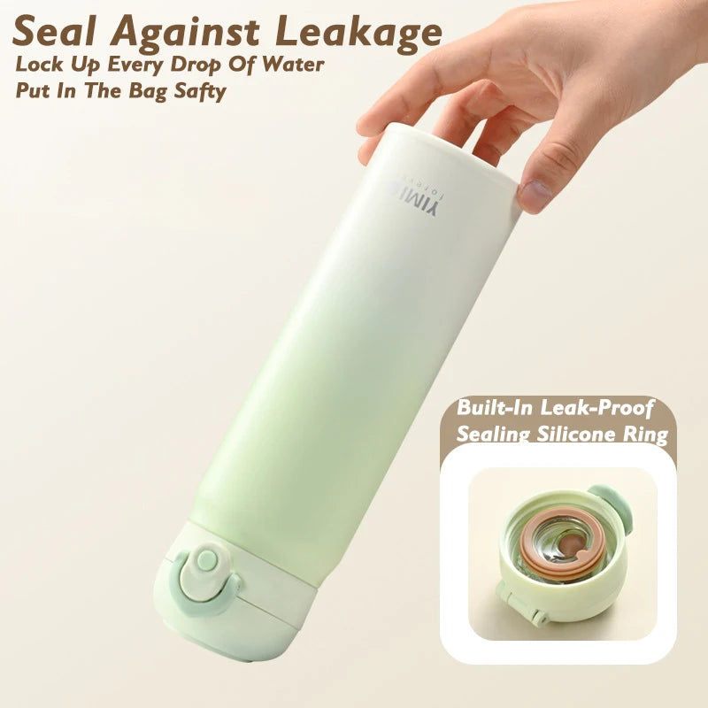 500ml large capacity thickened 316 stainless steel vacuum Thermal insulation portable Tumbler Thermos Water bottle Coffee cup