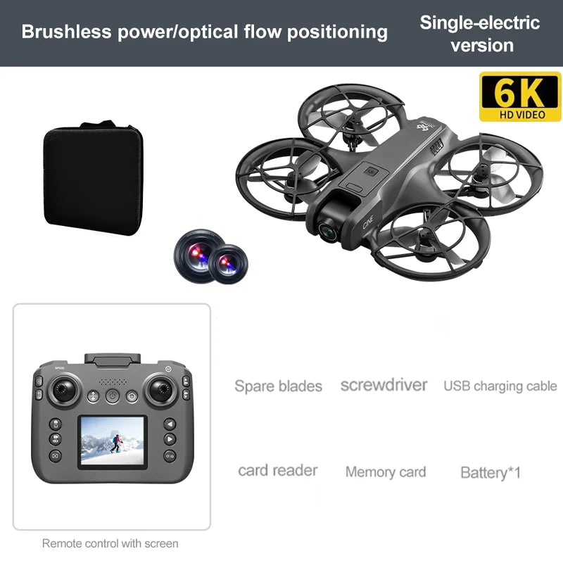 V666 Mini Rc Drone 8K HD 4ch 6-Axis Headless Mode Helicopter 360° Flip Remote Control Quadcopter Toys Mini Drone Fors Kid Gifts