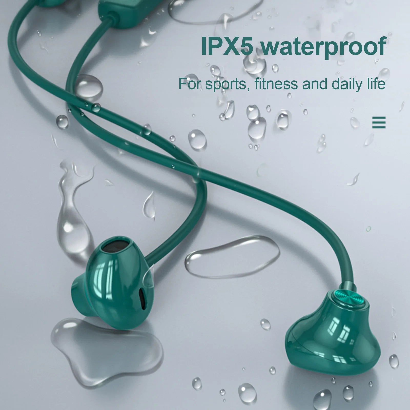 Lenovo SH1 Wireless Earphone Bluetooth 5.0 Neckband Headphone HIFI Sound Sport Magnetic Headset IPX5 Waterproof Earbuds with Mic