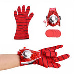 Super Heroes Figures Toy PVC Ironman Hulk Captain America Launcher Toys Gloves Kids Brinquedos Gift