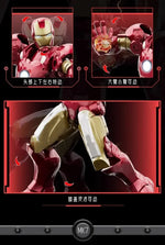 Marvel figure Splicing toys iron man MK1 MK2 MK3 MK4 MK5 MK6 MK7 Action figure model Birthday gift for children
