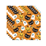 Halloween Black Cat Pumpkin Ghost Theme Festival Disposable Paper Plate Paper Cup Napkin Party Supplies