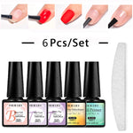 7ml Nail-Primer & Prep Dehydrator Gel Nail Polish 28 Days+ Long-Lasting No Need UV LED Lamp Nail Gel Base Top Coat Varnishes