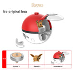 Pokemon Figures Beyblade Top Gyroscope Toys Pikachu Charmander Squirtle Mewtwo Eevee PVC Models Pokeball Gift For Kids