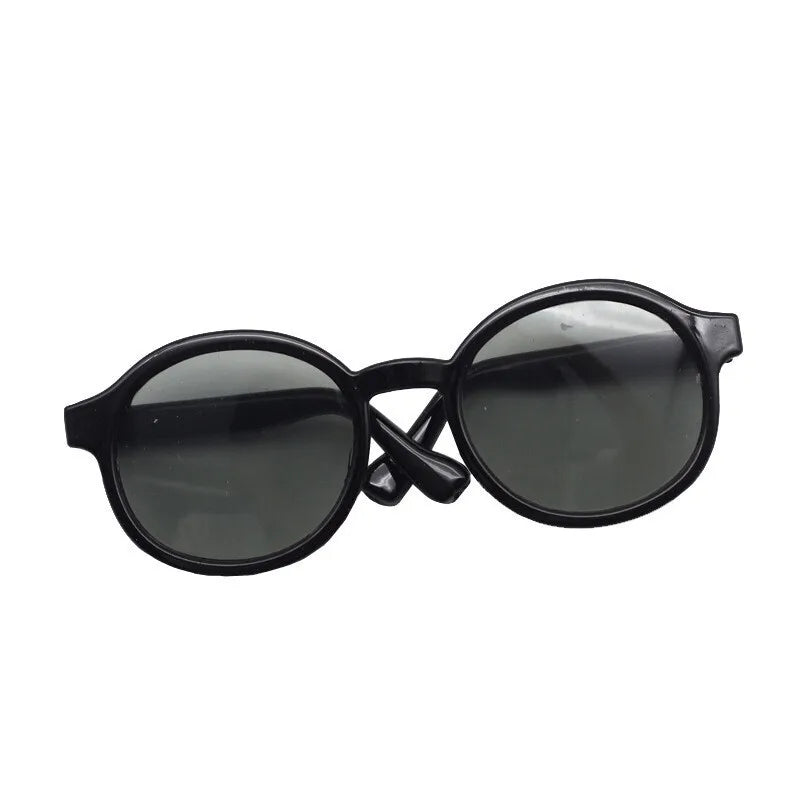 17cm labubu Glasses 6.5cm Transparent Plastic Glasses For 1/8 1/6 1/3 1/4 BJD for Labubu MSD SD Plush for EXO Doll sunglasses