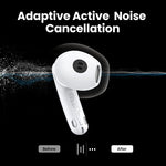 UGREEN Wireless Bluetooth Earphones Semi-Open ANC Adaptive Active Noise Cancelling Earbuds LDAC Hi-Res Audio Headphones Headset