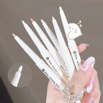 Diamond White Eyelid Highlighter Pen for Brightening Eye Glitter Golden Eyeliner Eyeshadow Stick for Stunning Makeup Results
