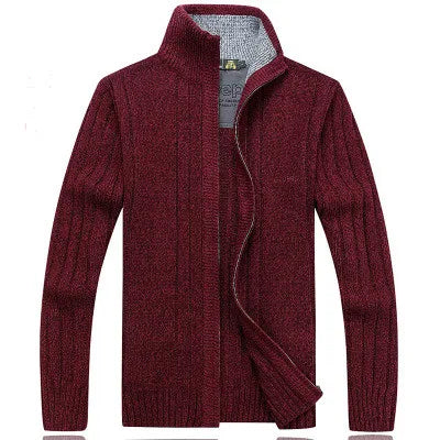 Sweater Male Wool Cotton Cardigan Autumn Men's Winter Sweater  Kint Wear Knitwear Coats Clothing