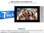 720P Video Doorbell 7‘’ Color Screen Home IntercomHigh-Definition Intelligent Night Vision Electronic Access Control System