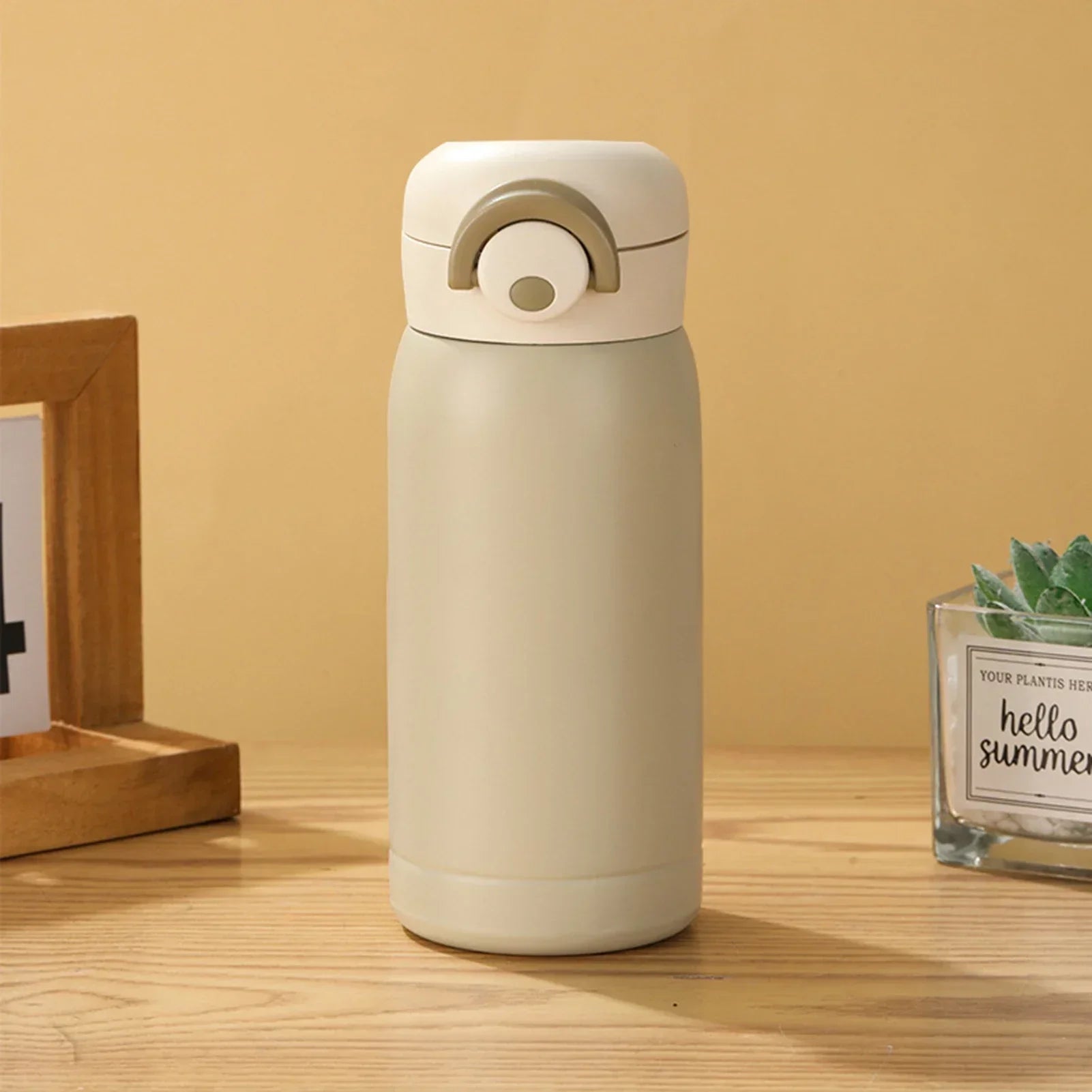 Stainless Steel Portable Pocket Thermal Water Bottle Camping Drinkware Outdoor 220ml/350ml Mini Thermos Cup Pocket Cup