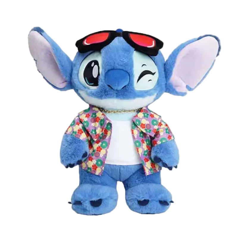 Hot 30cm Genuine Disney Kawaii Stitch Cool Style Lilo&Stitch Plush Dolls Stuffed Toys High Quality Children Toy Girlfriend Gift