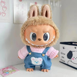 2025 New 38cm Labubu Hot Only Selling Clothes Labubu Mokoko Idol Doll Fashion Design Dress Coat Set Accessories Gift
