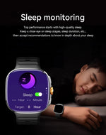 New M99 smartwatch Android - Bluetooth dual system 4G SIM 2.4'' 720*720 HD AMOLED Screen 190° Camera GPS WIFI NFC samrt watch