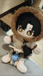 17cm V1 V2 Labubu Crossbody Bag Cute 1/6 1/8 1/12 BJD Dolls DIY Waist Bags Cute 15cm Idol Plush Doll Accessories Belt Bag Gift