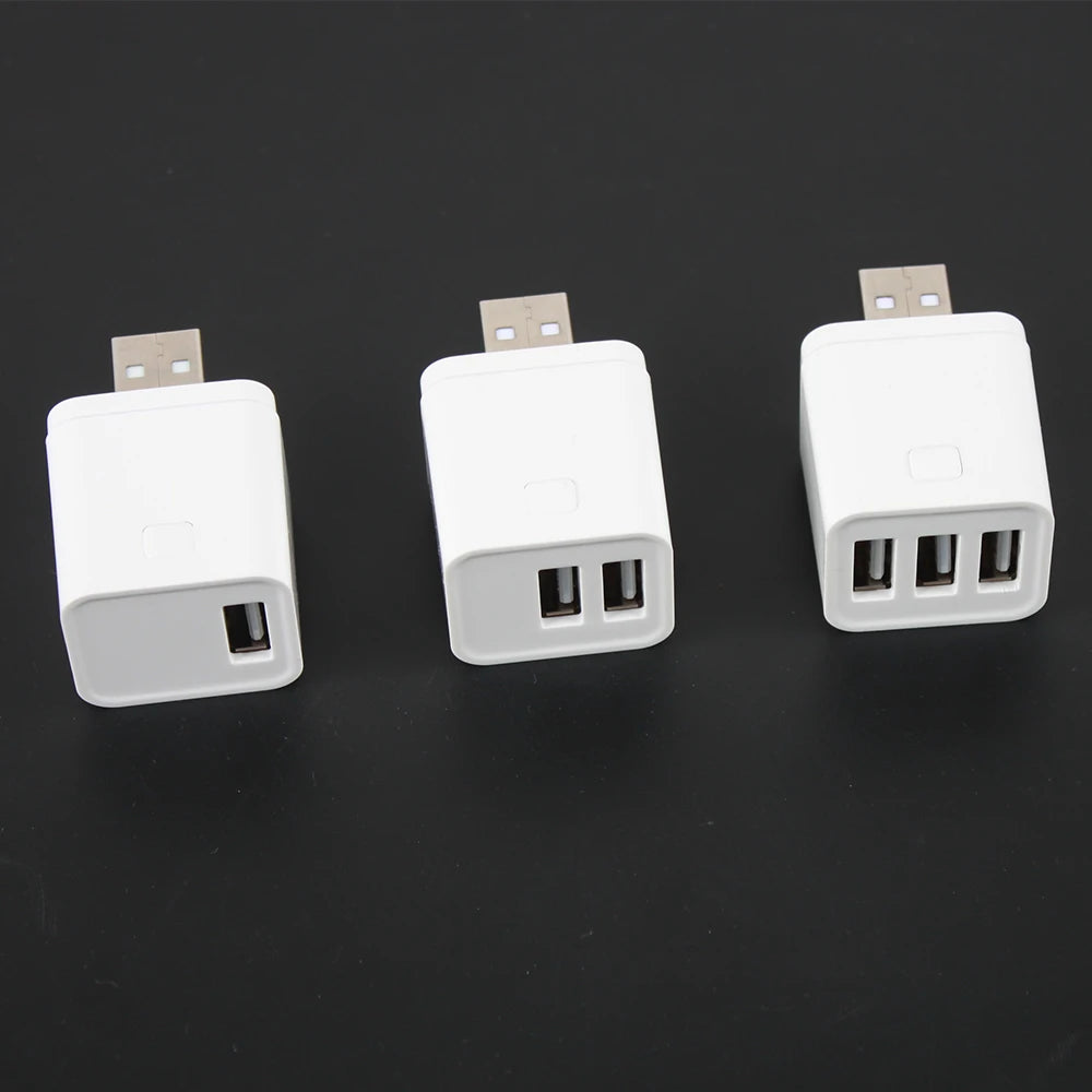Tuya Smart WiFi/Zigbee Micro USB Adaptor Switch 5V Mini 1 2 3 USB Power Adaptor Smart Life Control Via Alexa Google Yandex Alice