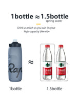 Rapha Cycling Water Bottle 620/750ml Ultra light Leak-proof squeezable Taste-free Camping Hiking Sports Bicycle Kettle
