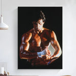Rocky Balboa Classic Movie Poster Art Self-adhesive Art Small Poster HD Quality Poster Wall Art Painting Study Wall Decoration