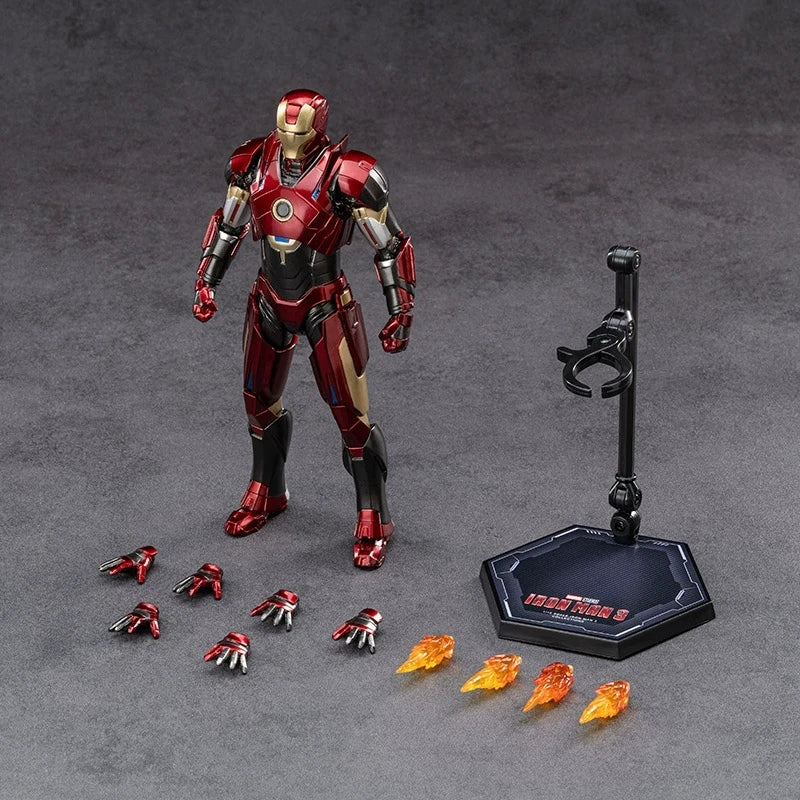 ZD Toys Iron Man MK15 MK16 War Machine MK2 Action Figure Iron Man Mk47 MK35 Red Snapper 1/10 Scale Iron Man Collections Gift