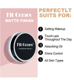 Fit Colors Concealer Smoothing Powder Waterproof, Sweat Resistant and Oil Resistant Makeup Powder Setting Powder