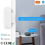 Tuya WiFi Zigbee Door Sensor Window Sensor Contact Sensor For Smart Home Smart Life APP Remote Control for Yandex Alexa