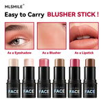 Face Pearl Stone Highlighter Stick Contour Shading Lasting Cheek Stereoscopic Brightening Skin Blush Illuminator Makeup Cosmetic