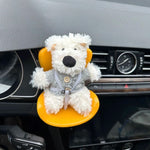 15-17cm doll Seat  Labubu carseat Safety Seat Cute Doll Air Outlet Aromatherapy decoration high-grade Car Interior Decoration