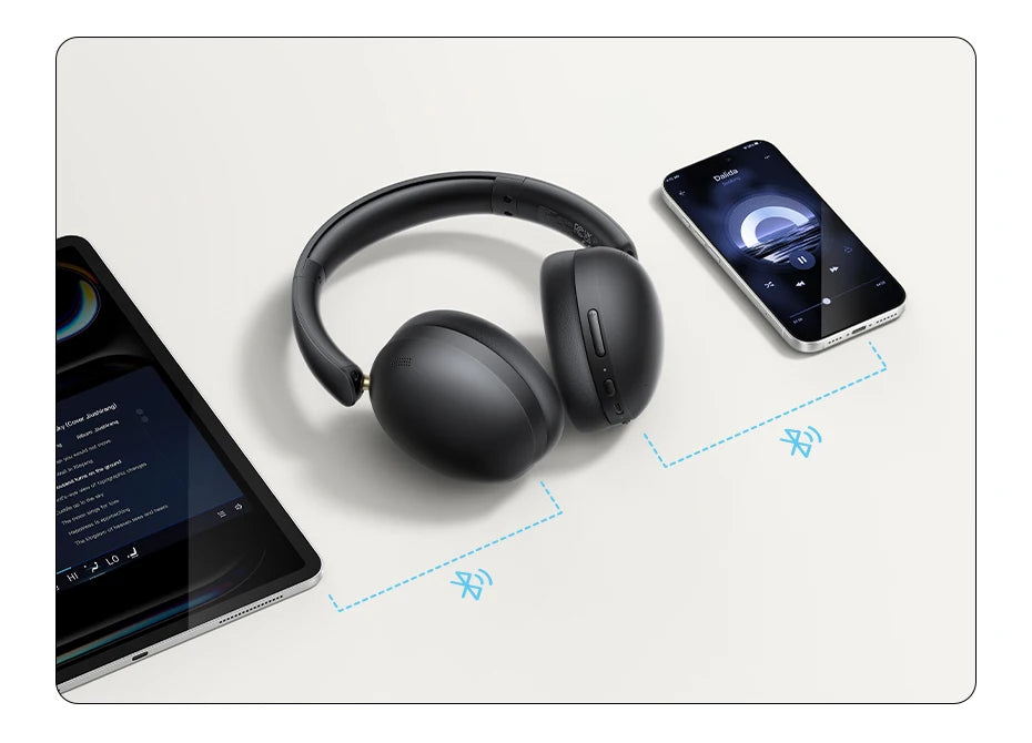 UGREEN Studio Max2 Wireless Bluetooth Headphones, 80H Playtime, HiFi Stereo Over Ear Headphones with Microphone, Bluetooth 5.4