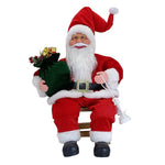 50cm Sitting Santa Clauses Decoration Fashionable Vivid Christmas Handiworks For Office