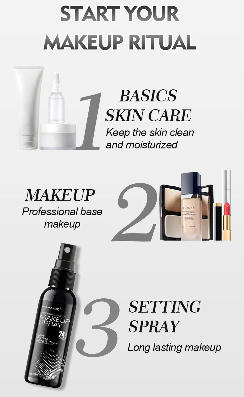 Black Polka Dot Setting Spray 60ml for face, long-lasting, anti-smudge-proof and 16 hours of makeup off wear natural finish