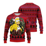 2026 Hot The Simpsons Print Sweatshirt Winter Christmas Ugly Hoodie Women's Casual Pullover Harajuku Festive Streetwear Y2k Top