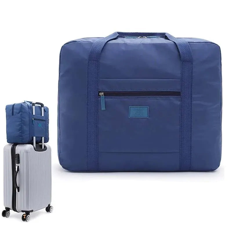 Lightweight Foldable Travel Duffel Bag: Unisex Tote Carry-On Luggage for Weekenders & Overnight Stays