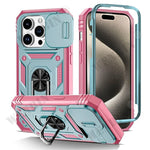 Case For iPhone 17 16 16e 15 14 13 12 11 Pro Max Plus Mini XS XR 8 Plus 8 7 SE Heavy Duty with Camera 360 Degree Kickstand Cover