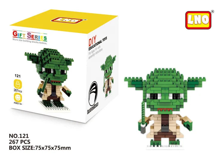 Star War Building Blocks Darth Vader BB-8 Stormtrooper Model Bricks Mini Yoda Mirco Blocks Gifts Toys For Kids