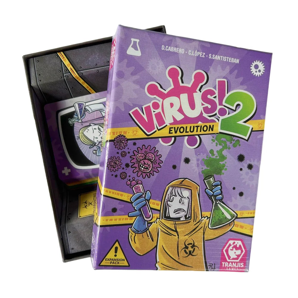 Virus! 1, 2, 3 Card Game – Contagiously Fun Party Game (English Version)