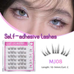 Yelix large capacity Self-Adhesive Eyelashes No Glue Fake Lashes Extensions Reusable for Makeup Soft Mink Eyelashes