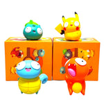 NEW Pokemon Figures Cutes Yusan Silly toys Pikachu Bulbasaur Squirtle Charmander Funny Action Figure Cartoon Doll Model Toys