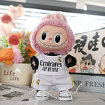For 17cm Labubu Football Basketball Size 10 Clothing V1V2 Labubu Doll Size 7 Vinyl Pendant Doll Clothing DIY Sportswear Boy Toy