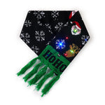 Christmas LED Scarf - Knitted Multicolor Light-Up Scarf for Kids and Adults
