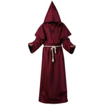 Monk Clothing Ancient Costume Medieval Monk Robe Wizard Clothing Priest Clothing Halloween Cos Costume